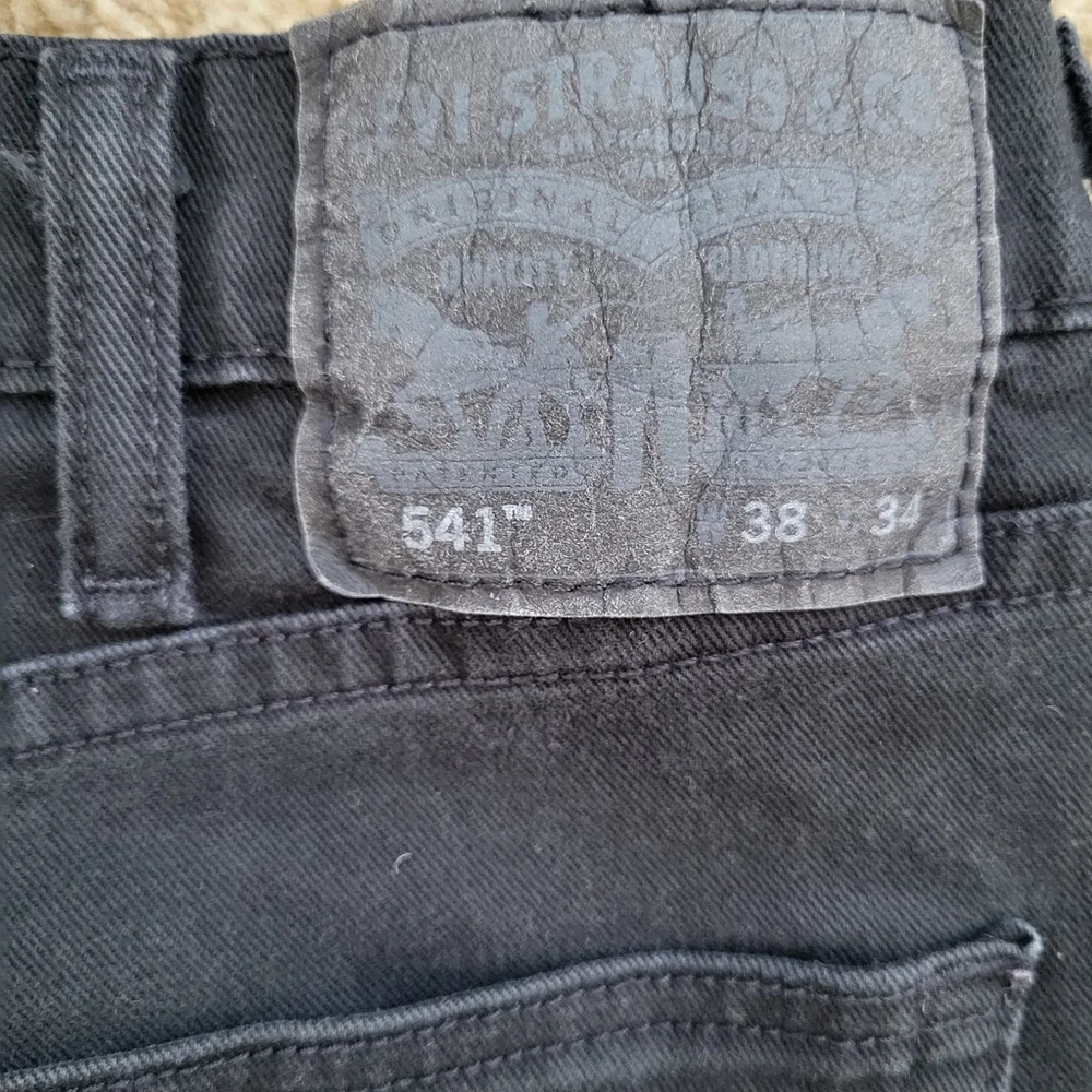 Levi's 541 Straight Jeans Black Size 38/34 Excellent Condition